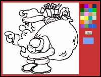online christmas coloring book
