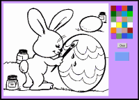 Online Easter coloring book